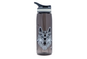 Бутилка от тритан 750ml 3D WOLF