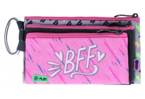 Несесер с 3 ципа YOU ARE MY BFF