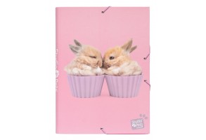 Папка тип кутия с ластик RABBITS