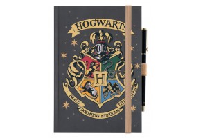 Премиум А5 Тефтер + химикал HOGWARTS