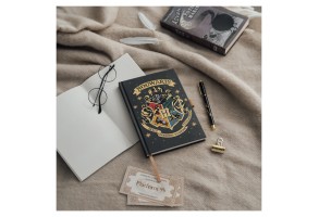 Премиум А5 Тефтер + химикал HOGWARTS