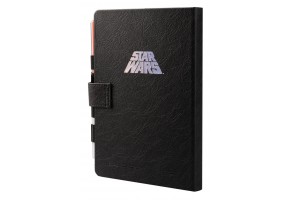 Премиум тефтер А5 + Светещ химикал STAR WARS DARTH VADER