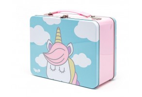 Ретро кутия за храна от стомана YOLO UNICORN