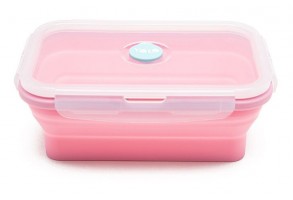 Сгъваема кутия за храна PASTEL PINK