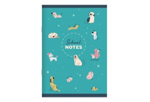 Тетрадка А4 80 Л., МКВ, КАРТОНЕНА КОРИЦА, PETS