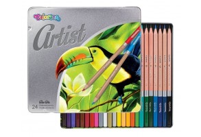Цветни моливи COLORINO ARTIST 24 цвята в метална кутия
