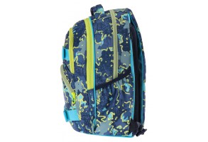 Ученическа раница DEXTER MINI ERGO MILITARY NEON