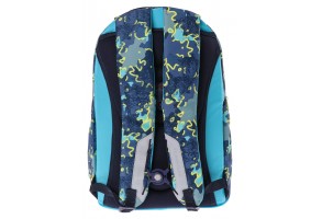 Ученическа раница DEXTER MINI ERGO MILITARY NEON
