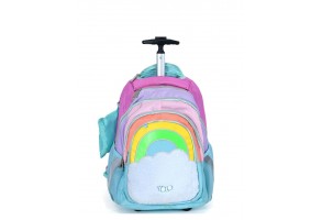 Ученическа раница с колела RAINBOW