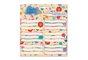 Ученически етикет Flower Power