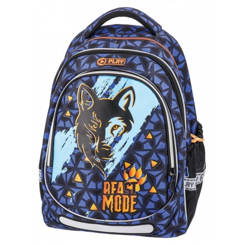 Анатомична ученическа раница MAXX WOLF