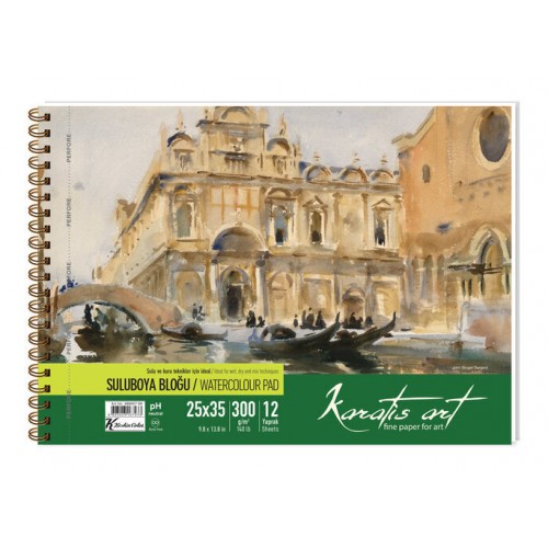 Скицник A4, 300 гр, АКВАРЕЛЕН, 12 л.