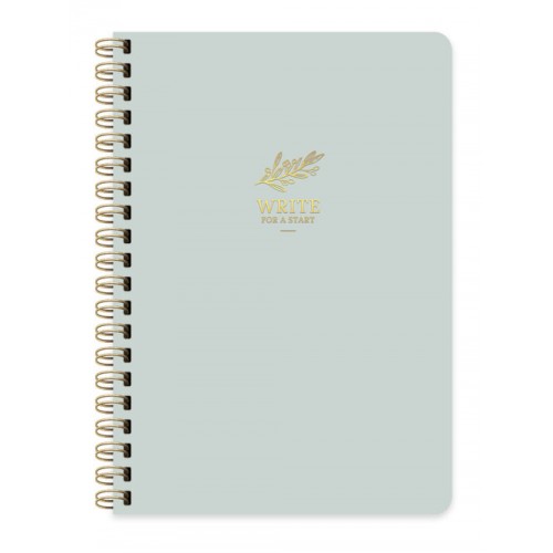 Тефтер А5 96 Л. РЕД ТВЪРДА КОРИЦА, СПИРАЛА, WRITE FOR A START